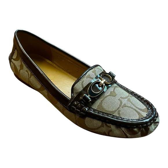 Coach Fortunata Signature C Jacquard Loafers - Picture 1 of 12